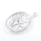 Pendentif Pendentif or blanc et diamants 58 Facettes