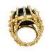 Ring 53 Garnazelle “Balls of love” ring in yellow gold and onyx. 58 Facettes 31578