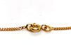 Necklace Curb link necklace Yellow gold 58 Facettes 1152958CD