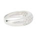 Ring 49 Bangle ring in white gold, diamonds. 58 Facettes 31460