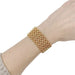 Bracelet Vintage Cartier bracelet, Fishnet, yellow gold. 58 Facettes 32443