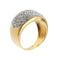Bague 57 Bague bandeau diamants 58 Facettes 18828