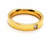 Bague 54 Bague Alliance Or jaune Diamant 58 Facettes 1637055CN