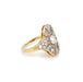 Ring Art Deco Diamond Ring Platinum 18k Yellow Gold 58 Facettes BD187