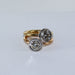 Ring 52 “You and Me” Ring 3 Gold Diamonds 58 Facettes