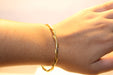 Bracelet Twisted bangle bracelet 58 Facettes 11235A