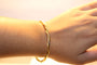 Bracelet Bracelet jonc torsadé 58 Facettes 11235A