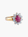 Bague 52 Bague Pompadour Rubis Diamants 58 Facettes