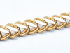 Bracelet Bracelet Yellow gold Brushed and shiny mesh 58 Facettes