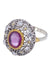 Ring OLD RUBY AND DIAMOND RING 58 Facettes 066491