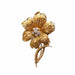 Brooch Diamond Flower Brooch in yellow gold 58 Facettes CAE-BRCH-YG-D