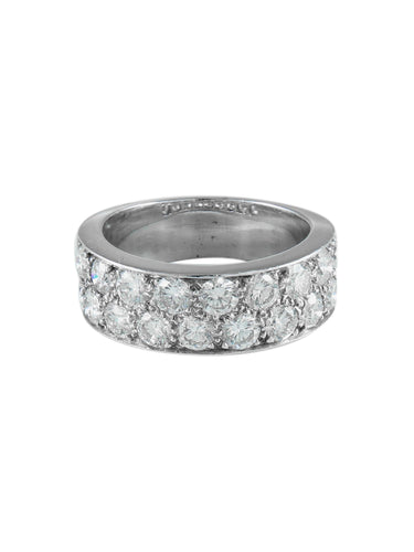 Bague Bague Ruban Diamants 58 Facettes