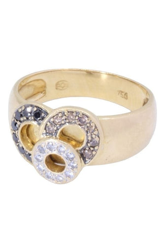 Bague 53 BAGUE MODERNE DIAMANTS 58 Facettes 075281