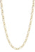 ALTERNATING FIGARO MESH CHAIN ​​Necklace 58 Facettes 052911
