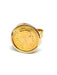 Bague Bague or jaune Pièce de 10 Francs Coq 58 Facettes