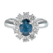 Bague 52 Bague Marguerite Saphir et Diamants 58 Facettes