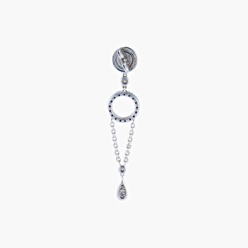 Boucles d'oreilles Boucles d'oreilles Diamants Or blanc 58 Facettes