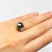 Ring 54 Pearl and Diamond Ring Yellow Gold 58 Facettes 20400000600