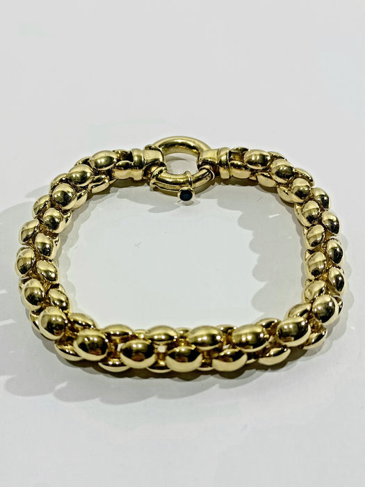 Bracelet Bracelet Or Jaune et Saphir 58 Facettes 3025/1