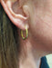 Boucles d'oreilles CRÉOLES 3 ORS 58 Facettes 073211