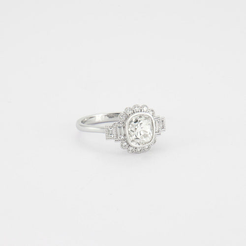 Bague Bague Diamant taille ancienne 1.80ct 58 Facettes