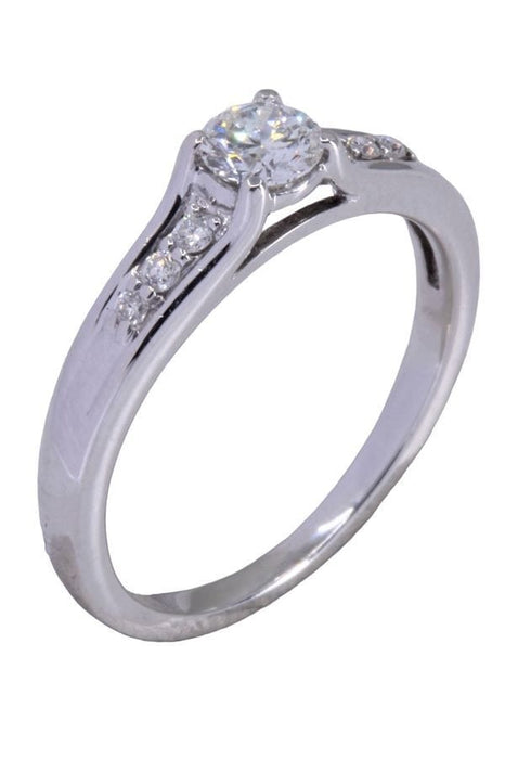 Bague 50 BAGUE SOLITAIRE MODERNE DIAMANTS 58 Facettes 071901