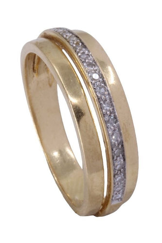 Bague 58 BAGUE MODERNE DIAMANTS 58 Facettes 078131