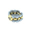 Bague Chopard. Collection Happy Diamonds, bague or jaune et acier 58 Facettes