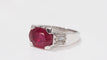 Bague 55.5 Bague en Or Blanc Rubis & Diamants 58 Facettes 31317
