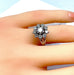 Ring 49 Marguerite diamond ring 58 Facettes AB259