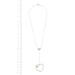 Collier Collier Coeur diamants et citrine 58 Facettes 28512