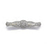 White/Grey Brooch / 750 Gold and 950 Platinum Art Deco Diamond Brooch 58 Facettes 210193R