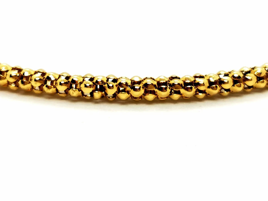 Bracelet Bracelet Maille pop corn OR Jaune 58 Facettes 1670282CN