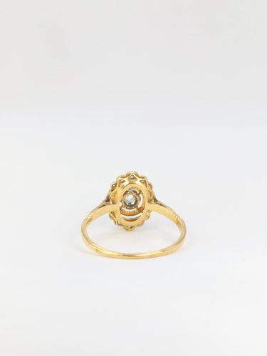 Bague Bague Art Déco en or et pierres blanches 58 Facettes 391.7