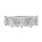 Bague 54 Bague Demi alliance Or blanc diamant 58 Facettes 2560257CN