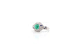 Bague 55 Bague Platine Emeraude Diamants 58 Facettes 22709