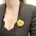 Broche Broche Fred "Chat" en or jaune et émaux. 58 Facettes 30759