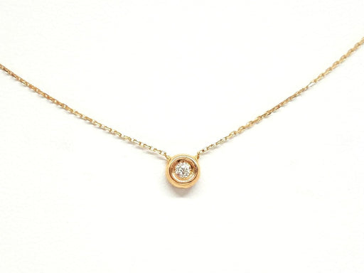 Collier Collier Or rose Diamant 58 Facettes 579146RV