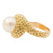 Ring 48 Pearl ring yellow gold pearl 58 Facettes 2432036CN