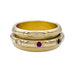 Ring 55 Piaget ring, “Possession”, yellow gold, colored stones. 58 Facettes 32340
