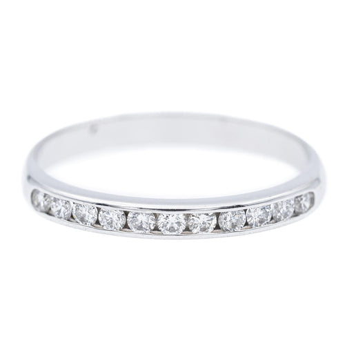 Bague 51 Bague Alliance Or blanc Diamant 58 Facettes 2283246CN