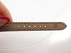 Montre vintage montre HERMES arceau 25mm plaque or bracelet cuir crocodile quartz 58 Facettes 256219