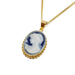 Necklace Vintage cameo necklace yellow gold 58 Facettes