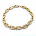 Bracelet Navy mesh bracelet Yellow gold 58 Facettes 2041070CN