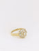 Bague 54 Bague vintage fleur en or et diamants baguette 58 Facettes J140