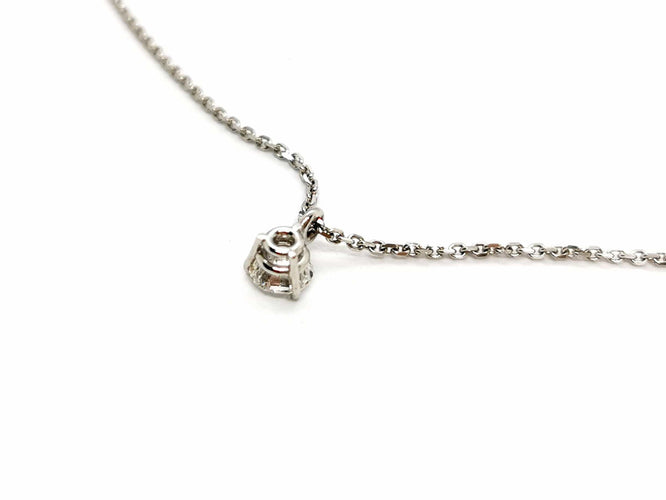 Collier Collier Chaîne + pendentif Or blanc Diamant 58 Facettes 1423255CD