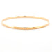 Bracelet Yellow gold flat half bangle bracelet 58 Facettes