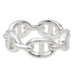 Ring 55 Hermès Anchor Chain Ring Silver 58 Facettes 2804220CN