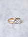 Bague Bague ancienne solitaire diamant taille rose 0,60 Ct 58 Facettes