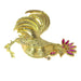 Broche Broche coq en or avec peigne en rubis 58 Facettes 22033-0104
